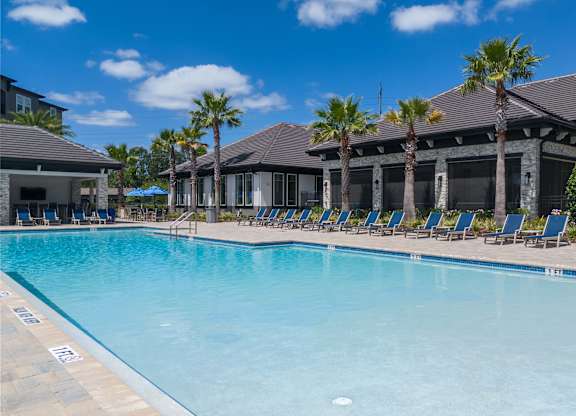 Lounge Swimming Pool With Cabana at The Oasis at Town Center Apartments, Jacksonville, 32246