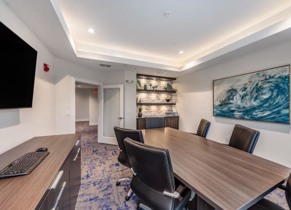 Conference-Room at The Oasis at 301 Luxury Apartment Homes, Riverview