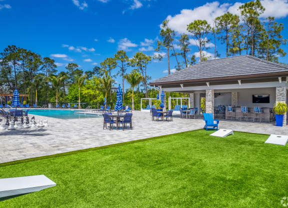 a gazebo and lawn at the enclave at woodbridge apartments in sugar land, at The Oasis at Manatee River, Bradenton, FL, 34211