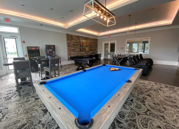 Game Room at The Oasis at Highwoods Preserve, Tampa, FL, 33647