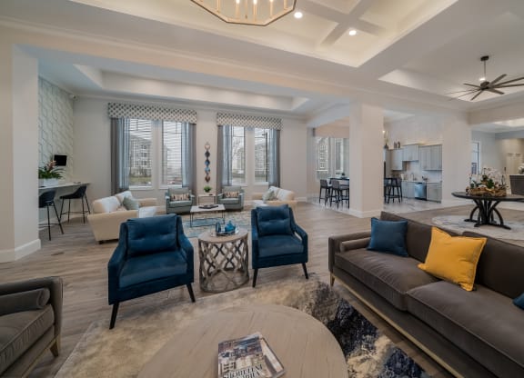 a living room with couches and chairs at The Oasis at Plymouth, Massachusetts