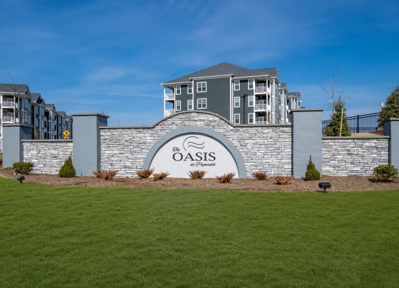 exterior view of oasis at the estates apartments at The Oasis at Plymouth, Plymouth, MA