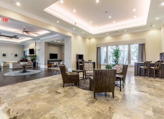 Interactive Clubhouse at The Oasis at Highwoods Preserve, Tampa, 33647