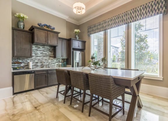 Clubhouse Kitchen Area at The Oasis at Highwoods Preserve, Tampa