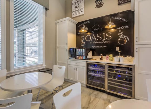 Coffee Bar at The Oasis at Highwoods Preserve, Florida