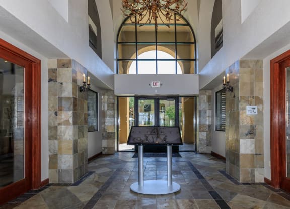 Clubhouse hallway at The Aliante by Picerne, Scottsdale, AZ