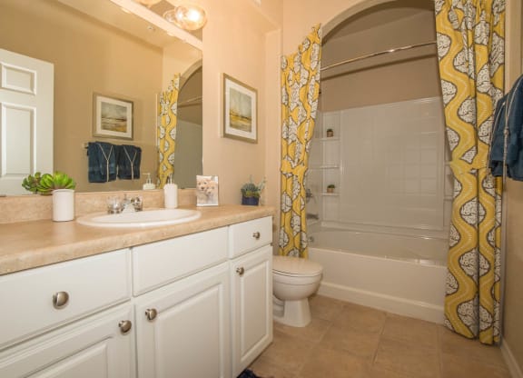 Bathroom cabinets at The Aliante by Picerne, Scottsdale, AZ, 85259