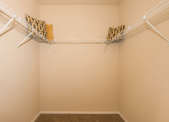 Closet space at The Aliante by Picerne, Scottsdale, Arizona