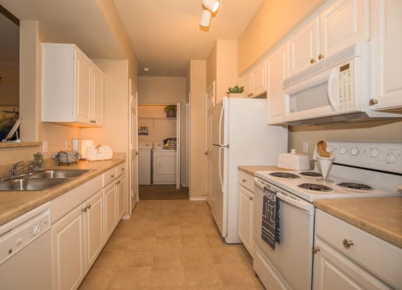 Kitchen space with appliances at The Aliante by Picerne, Scottsdale
