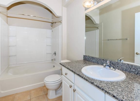 Bath with tub at The Aliante by Picerne, Scottsdale, AZ