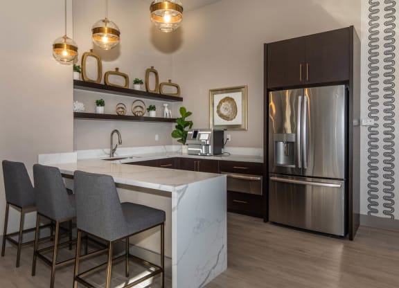 Clubhouse kitchen at The Belmont by Picerne, Las Vegas, Nevada