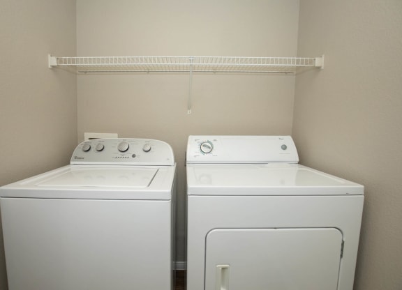 Washer and dryer at The Cantera by Picerne, Las Vegas