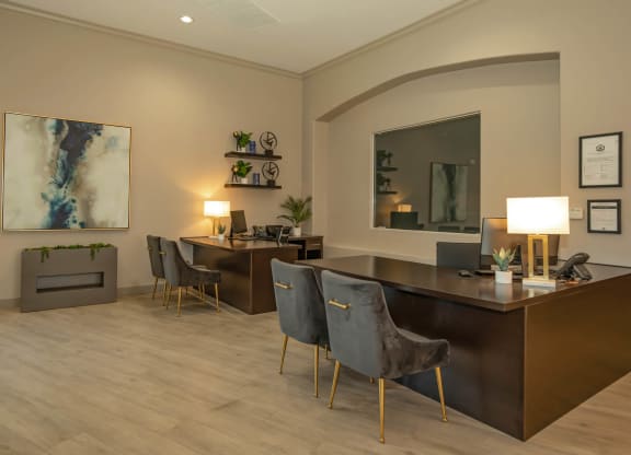 Clubhouse dining table and chairs1 at The Covington by Picerne, Las Vegas, 89139