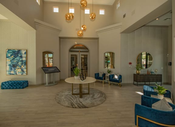 Lights and decor at The Covington by Picerne, Nevada
