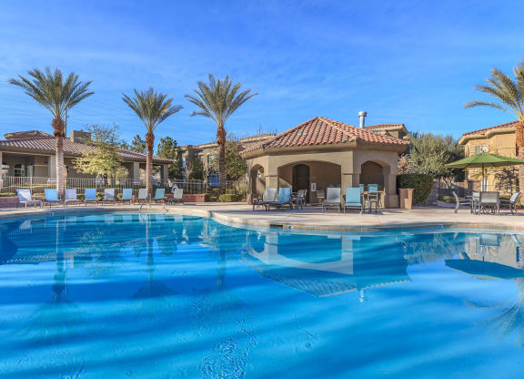 Sparkling Swimming Pool at The Covington by Picerne, Las Vegas, NV, 89139