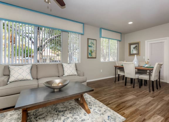 wooden floor at The Covington by Picerne, Las Vegas, NV, 89139
