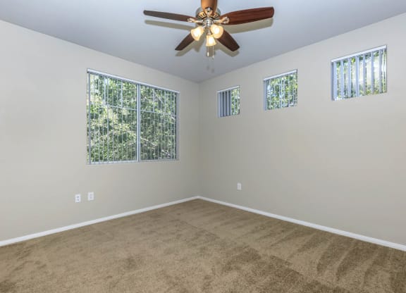 Bedroom with window view1 at The Covington by Picerne, Las Vegas, NV, 89139