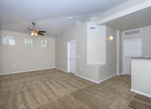 Living room area at The Covington by Picerne, Las Vegas, 89139