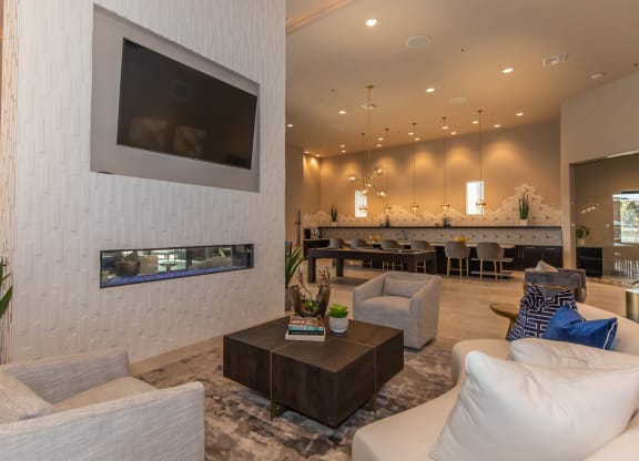 Clubhouse interior living decor at Level 25 at Cactus by Picerne, Nevada, 89141