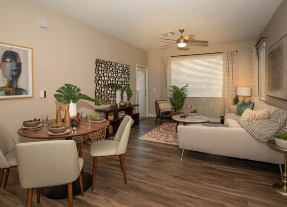 Living room with couch1 at Level 25 at Cactus by Picerne, Nevada, 89141