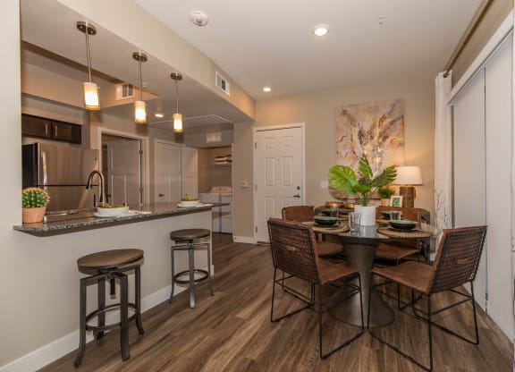 Dining near kitchen at Level 25 at Cactus by Picerne, Nevada, 89141