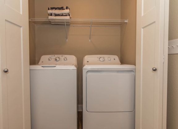Laundry area at Level 25 at Cactus by Picerne, Las Vegas