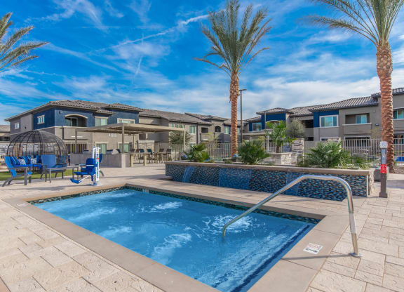 Swimming at Level 25 at Cactus by Picerne, Las Vegas, NV, 89141