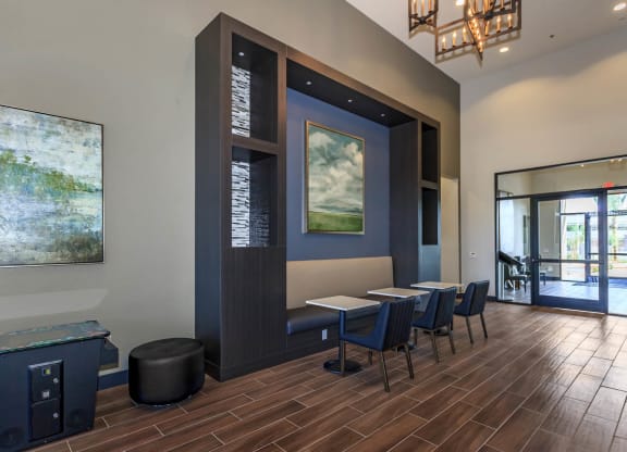 Wooden interior at Level 25 at Durango by Picerne, Las Vegas, Nevada