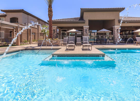 Swimming pool at Level 25 at Durango by Picerne, Las Vegas, NV