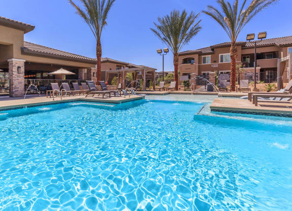 Swimming at Level 25 at Durango by Picerne, Las Vegas, NV, 89113