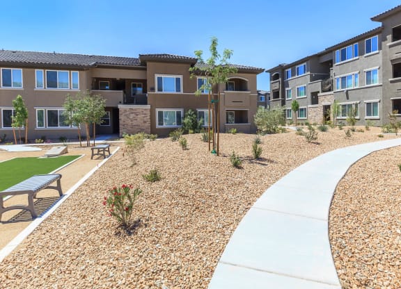 Outdoor view at Level 25 at Durango by Picerne, Las Vegas, Nevada