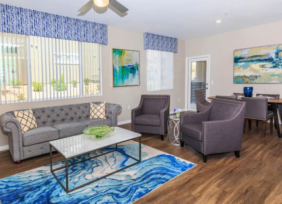 wooden flooring at Level 25 at Durango by Picerne, Nevada, 89113