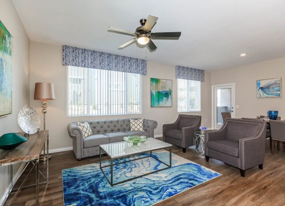 wooden floorat Level 25 at Durango by Picerne, Nevada