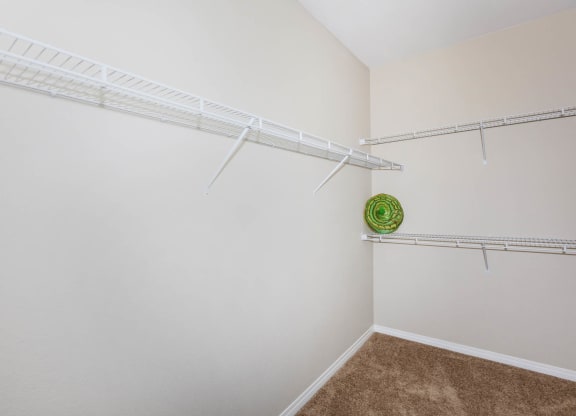 Closet area walkin at Level 25 at Durango by Picerne, Nevada, 89113