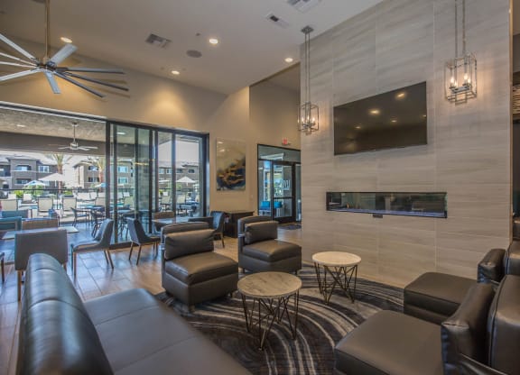 Interior decor at Level 25 at Oquendo by Picerne, Nevada, 89148