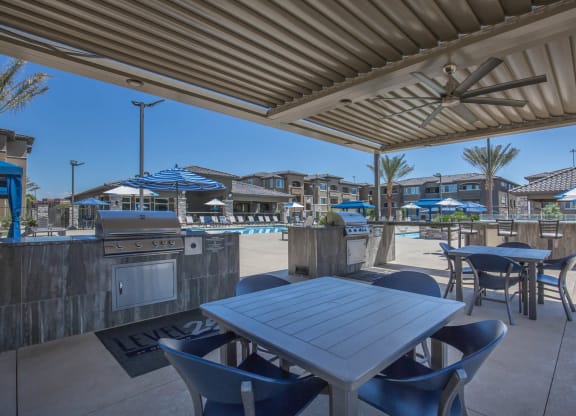 BBQ outdoor at Level 25 at Oquendo by Picerne, Nevada