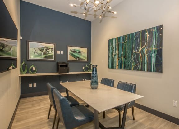 Dining table at Level 25 at Oquendo by Picerne, Las Vegas, 89148