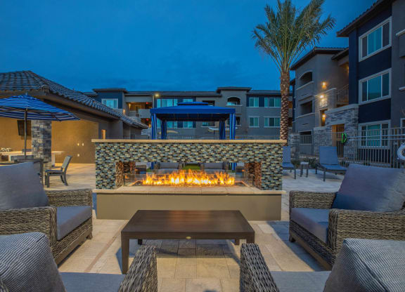 Firepit at Level 25 at Sunset by Picerne, Las Vegas, NV