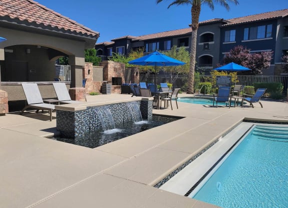 Swimming Pool And Sundeck at The Paramount by Picerne, Nevada