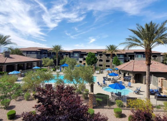 Pool And Surroundings at The Paramount by Picerne, Las Vegas, NV