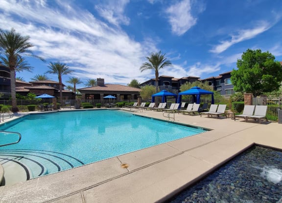 Relaxing Pool at The Paramount by Picerne, Las Vegas, 89123