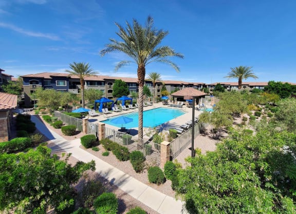 Aerial Pool View at The Paramount by Picerne, Las Vegas, 89123