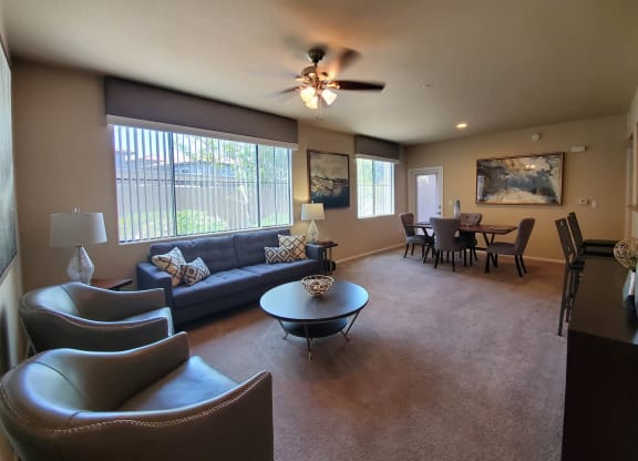 Dining Area With Living Room at The Paramount by Picerne, Nevada