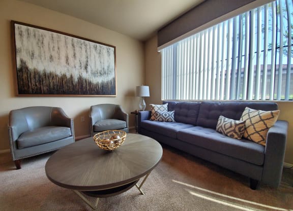 Living Room Sofa at The Paramount by Picerne, Las Vegas, NV, 89123
