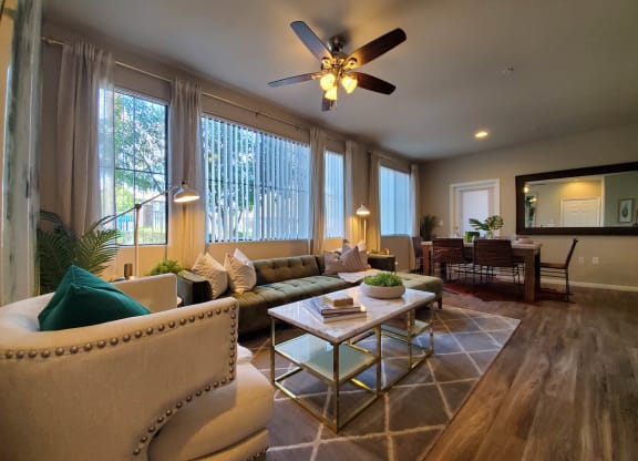 Living Room Interior at The Paramount by Picerne, Las Vegas