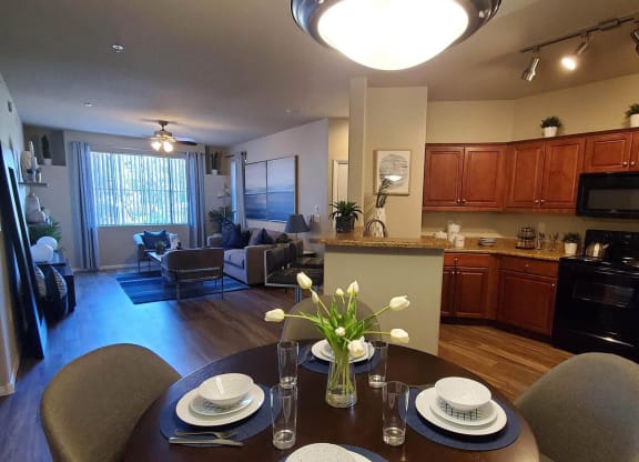 Dining Area at The Paramount by Picerne, Las Vegas, Nevada