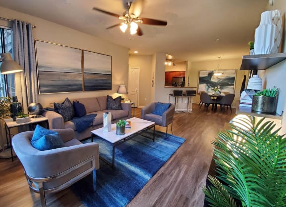 Living Room With Kitchen at The Paramount by Picerne, Las Vegas, 89123