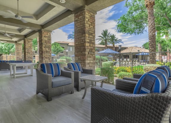 BBQ area at The Paseo by Picerne, Goodyear, AZ