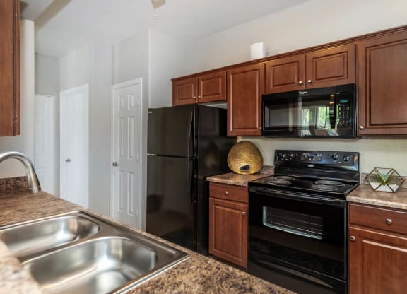 Wooden cabinets at The Paseo by Picerne, Arizona