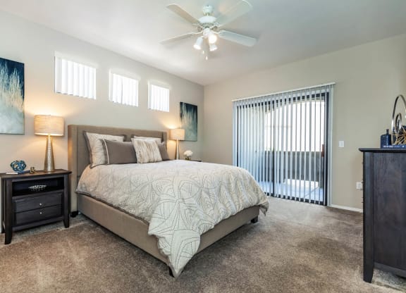 Bedroom decoration at The Paseo by Picerne, Goodyear, 85395